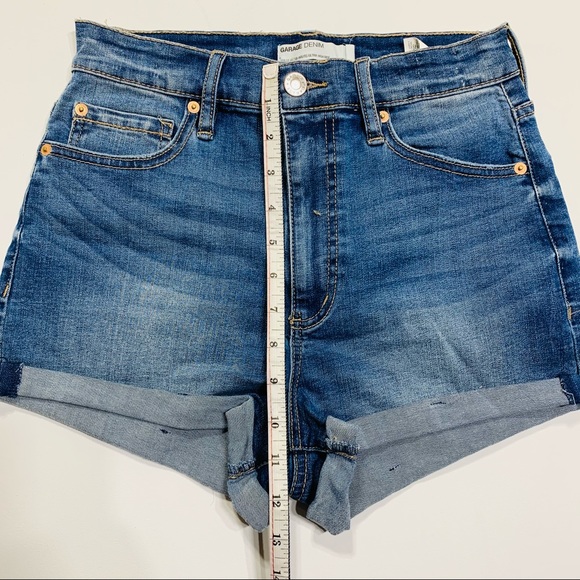Garage ultra high rise jean shorts - Picture 3 of 5